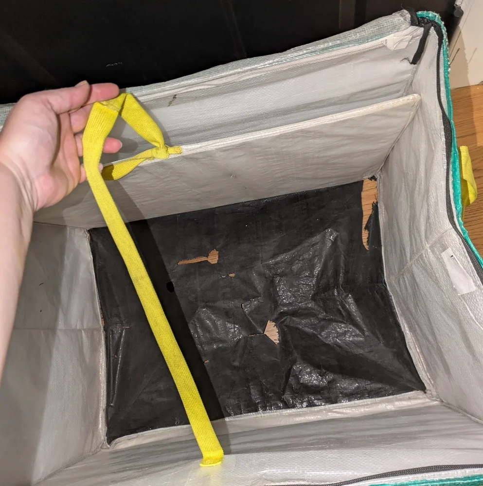 ❤ Giant zippered tote bag, xl storage bag